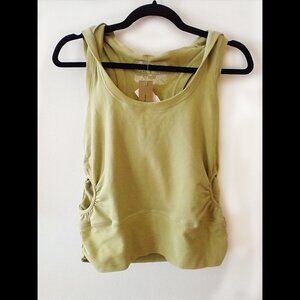 Urban Behaviour Green Tank Top Hoodie NWT